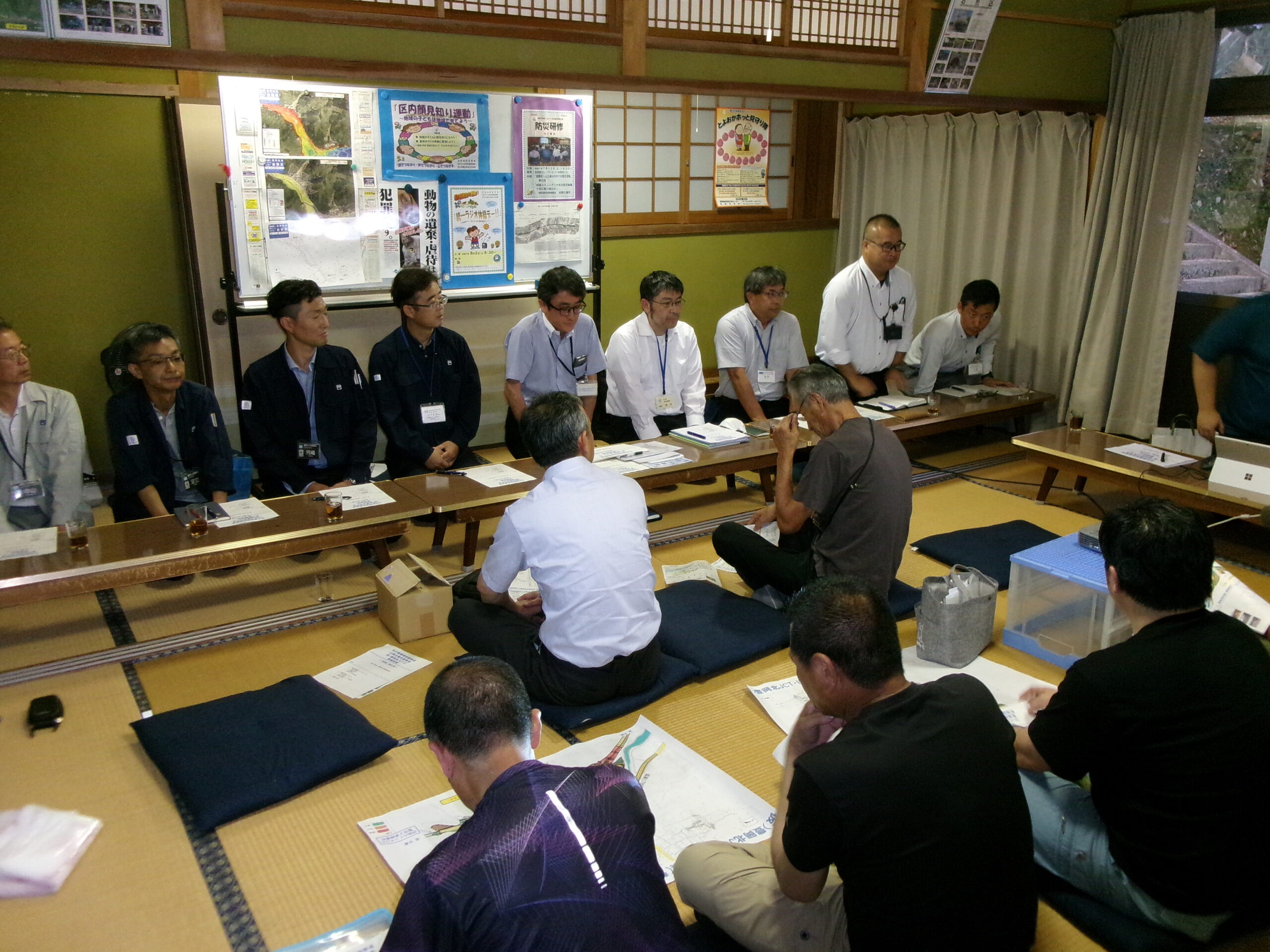 【岩熊区】　6月25日　岩熊区 で 北近畿自動車道、山陰近畿自動車道の事業説明会が、行われました！！
