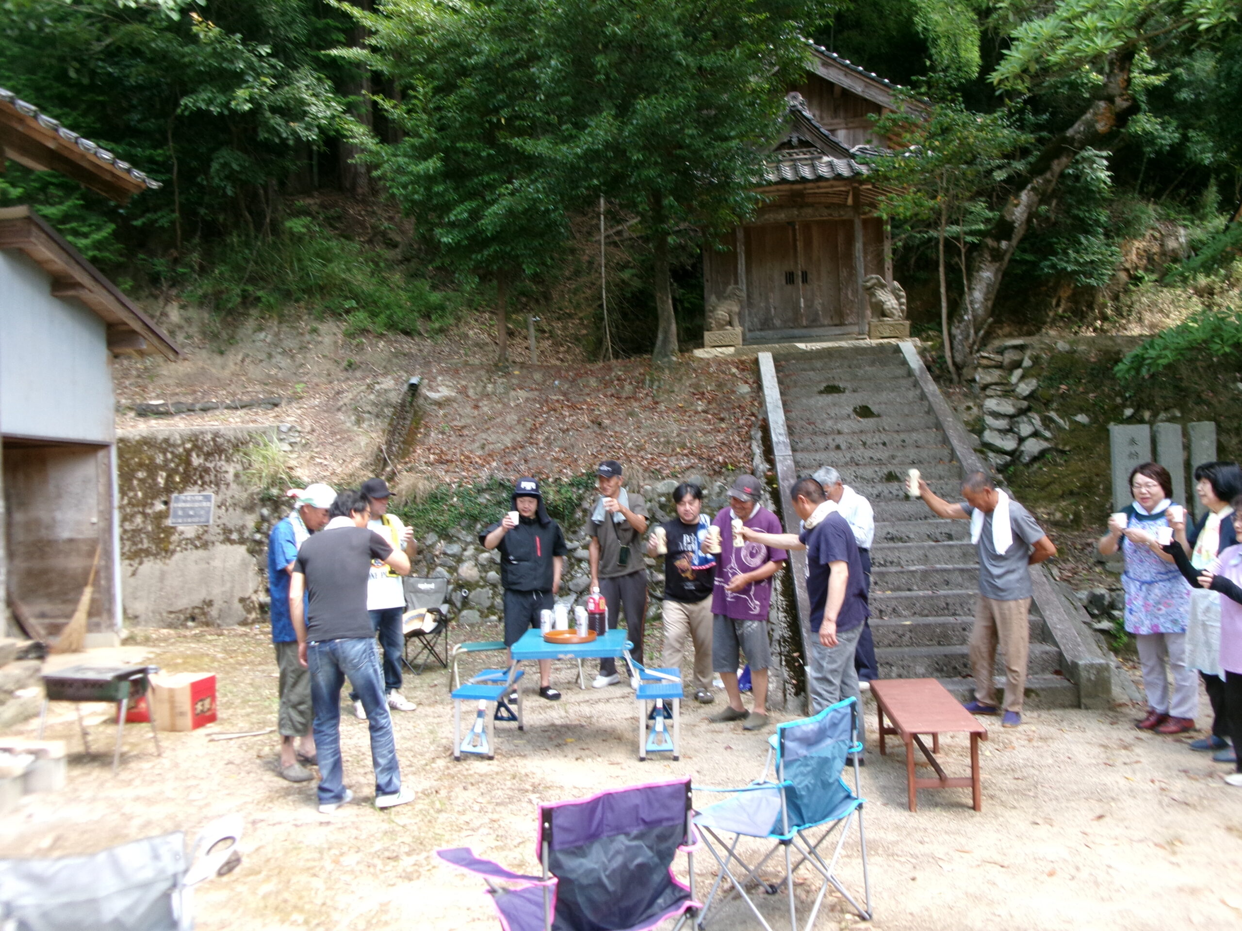 【岩熊区】　7月１3日　岩熊区 　さなぼりを行いました！！　