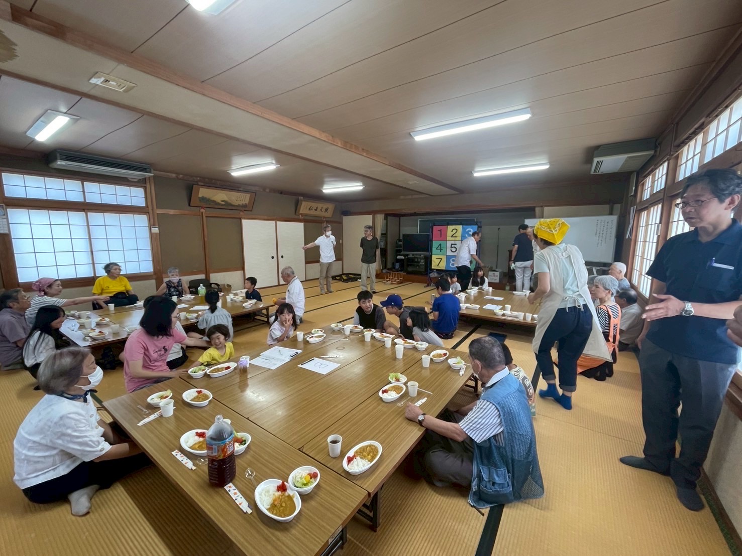 【中陰区】　夏休みふれあい食堂開催！