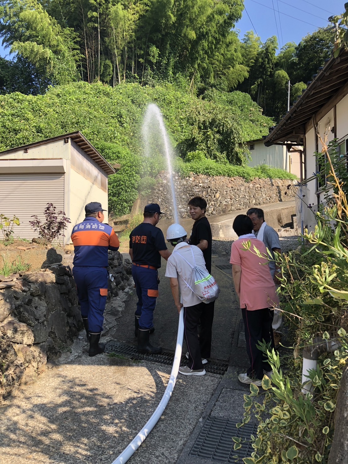 【新堂区】 新堂区 放水訓練!!  【新堂区】 新堂区 放水訓練!!